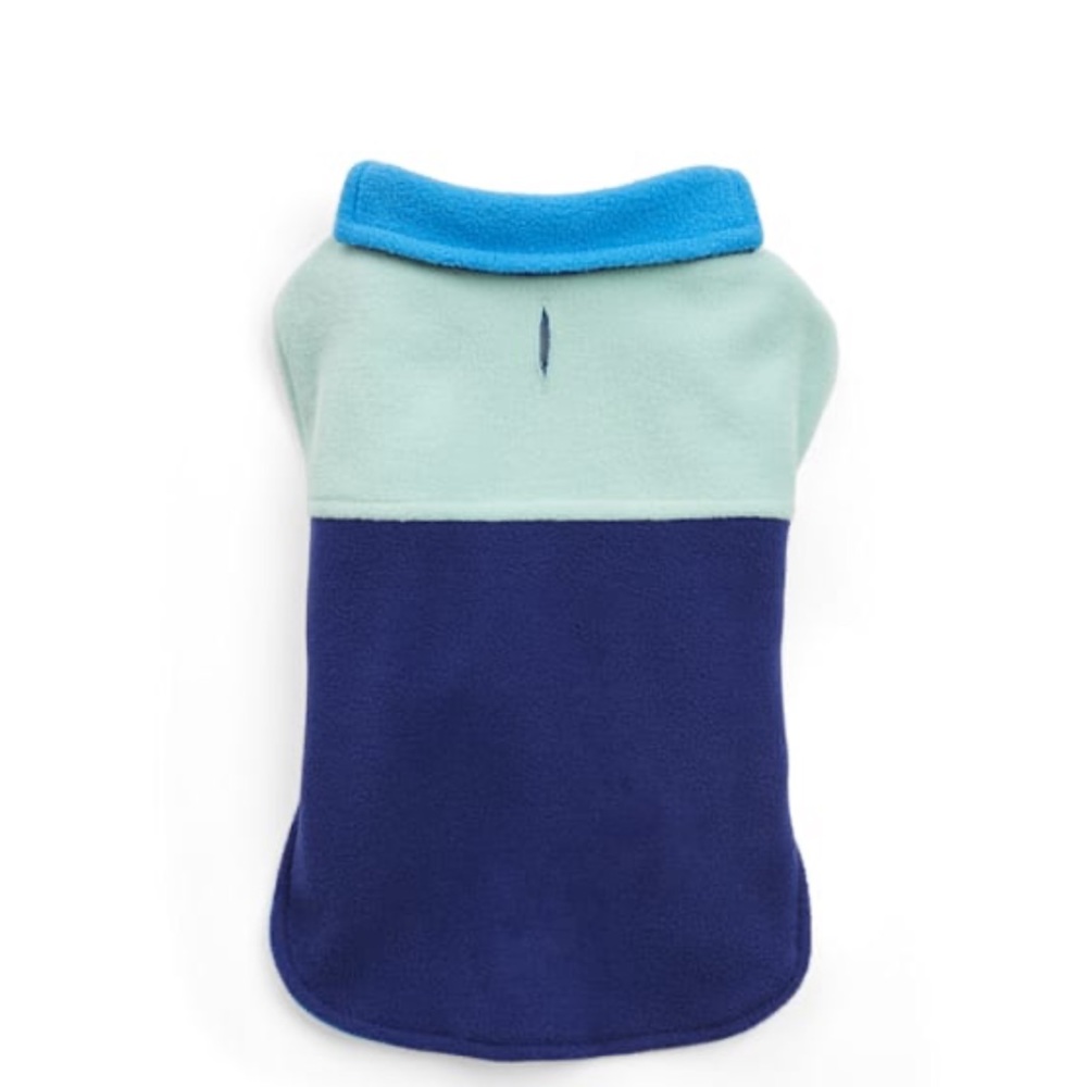 YOULY Blue/Green Cozy Dog Coat
